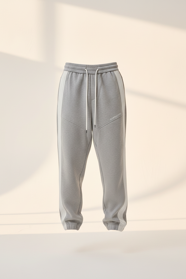 Pantalon Baggy Gris Sport Décontracté Cordon Homme - Molleton - vue 3