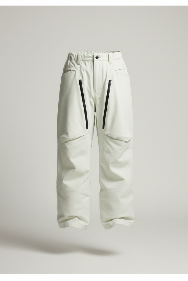 Pantalon Baggy Vert Clair Ample Imperméable Enfant - Polyester - vue 3