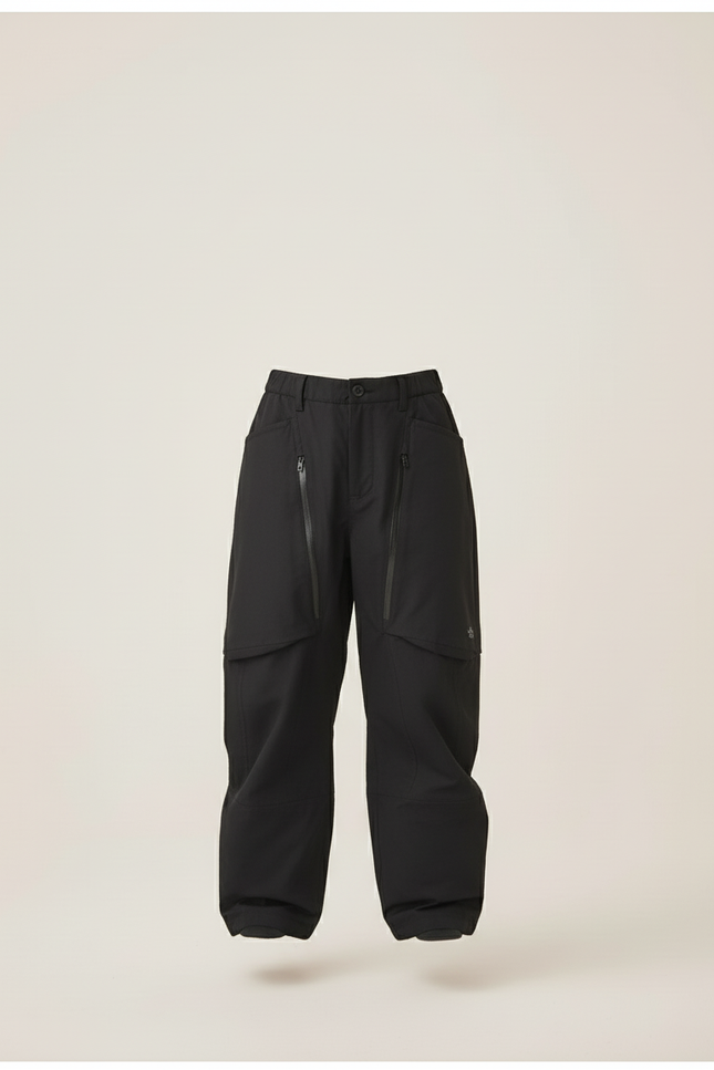 Pantalon Baggy Noir Ample Imperméable Enfant - Polyester - vue 3
