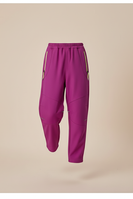 Pantalon Baggy Fuchsia Ample Sportif Fille - Rose Polyester - vue 3