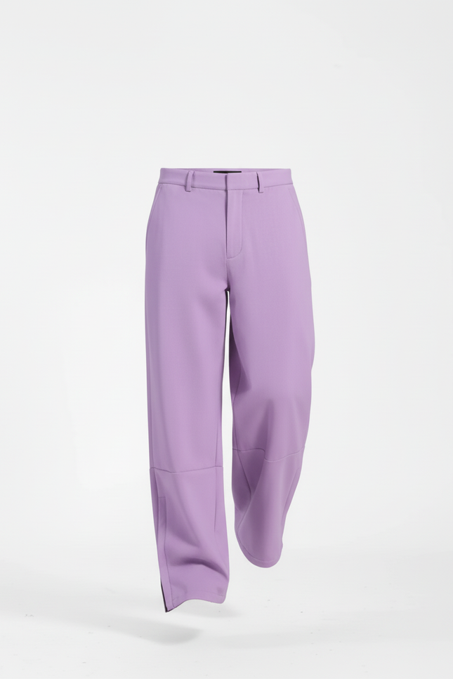 Pantalon Baggy Violet Ample Décontracté Homme - Polyester - vue 3
