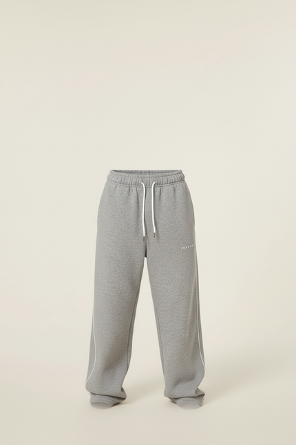 Pantalon Baggy Gris Large Coton Décontracté Enfant - Molleton - vue 3
