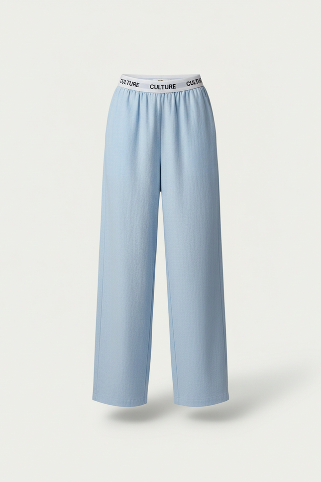 Pantalon Baggy Bleu Clair Ample Confortable CULTURE Femme - Coton - vue 3