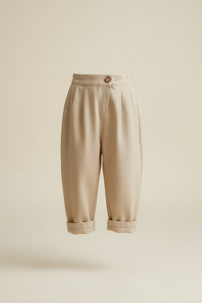 Pantalon Baggy Bebe - Beige Toile - vue 3