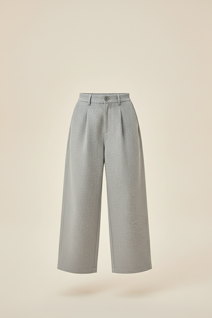 Pantalon Baggy Gris Ample Coton Enfant Décontracté - Molleton - vue 3