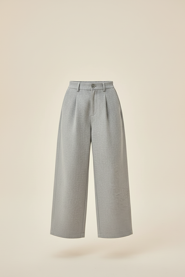 Pantalon Baggy Gris Ample Coton Enfant Décontracté - Molleton - vue 3