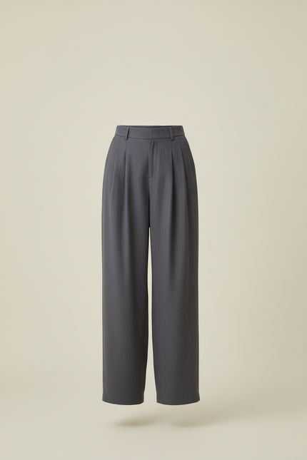 Pantalon Tailoring Super Baggy - Gris Gabardine - vue 3