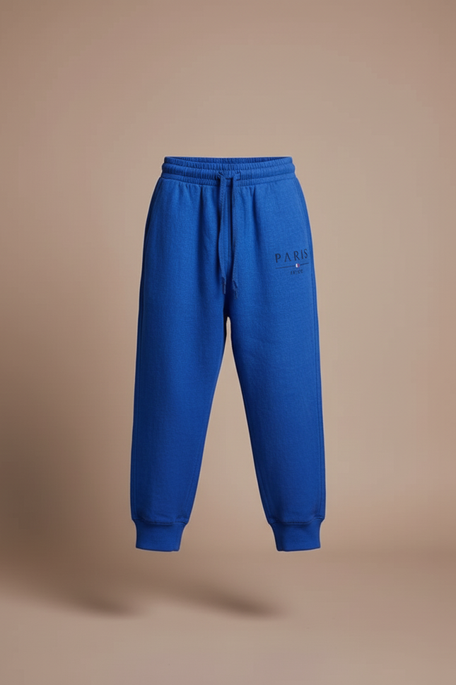 Pantalon Baggy Bleu Royal Lin Imprimé PARIS Enfant - vue 3