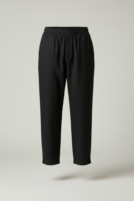 Baggy Pantalon Noir - Lin - vue 3