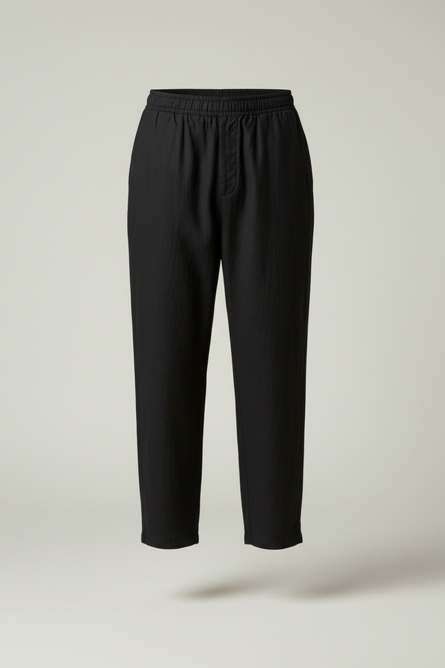Baggy Pantalon Noir - Lin - vue 3
