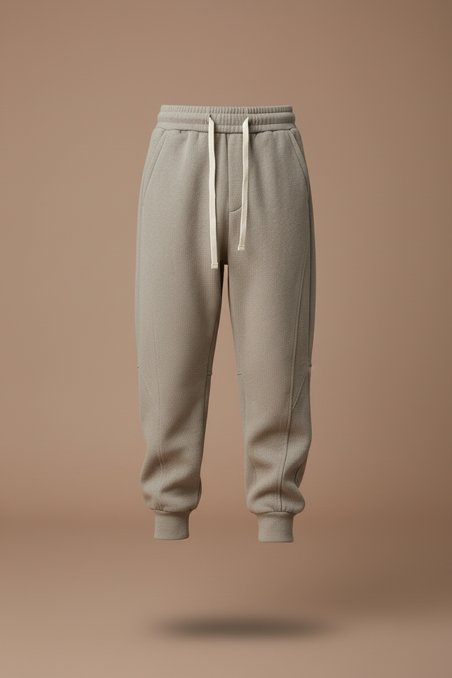 Pantalon Baggy Kaki Ample Décontracté Cordon Enfant - Molleton - vue 3