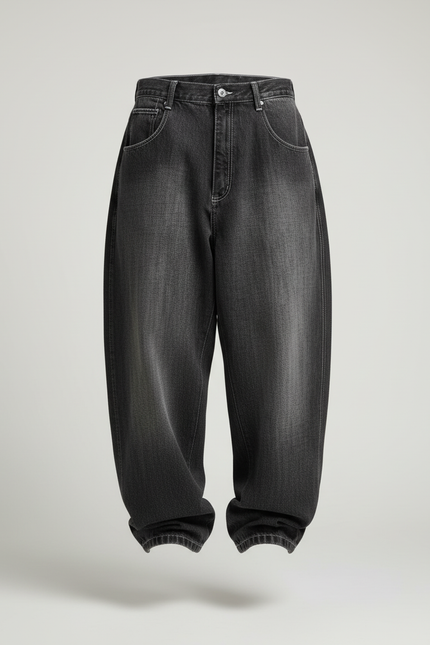 Pantalon Baggy Skate - Gris Jean - vue 3
