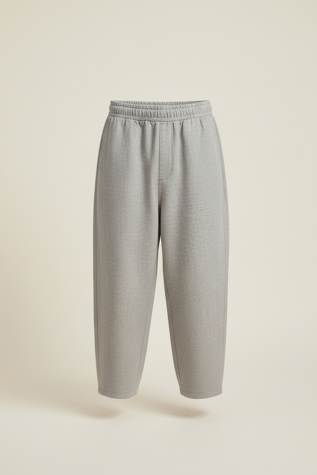 Pantalon Baggy Gris Ample Enfant Décontracté Coton - Molleton - vue 3