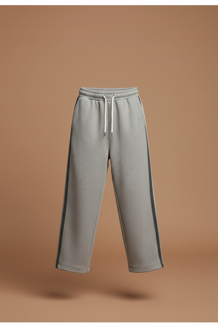 Pantalon Baggy Gris Sport Décontracté Ample Enfant - Molleton - vue 3