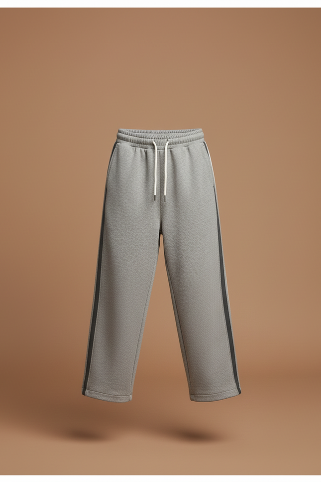 Pantalon Baggy Gris Sport Décontracté Ample Enfant - Molleton - vue 3