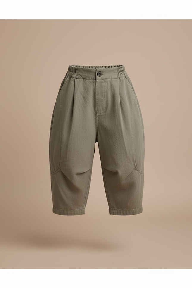 Pantalon Baggy Kaki Ample Coton Enfant Harem - vue 3