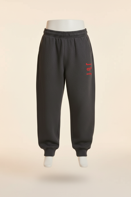 Pantalon Baggy Gris Molleton Imprimé Décontracté Garçon - vue 3