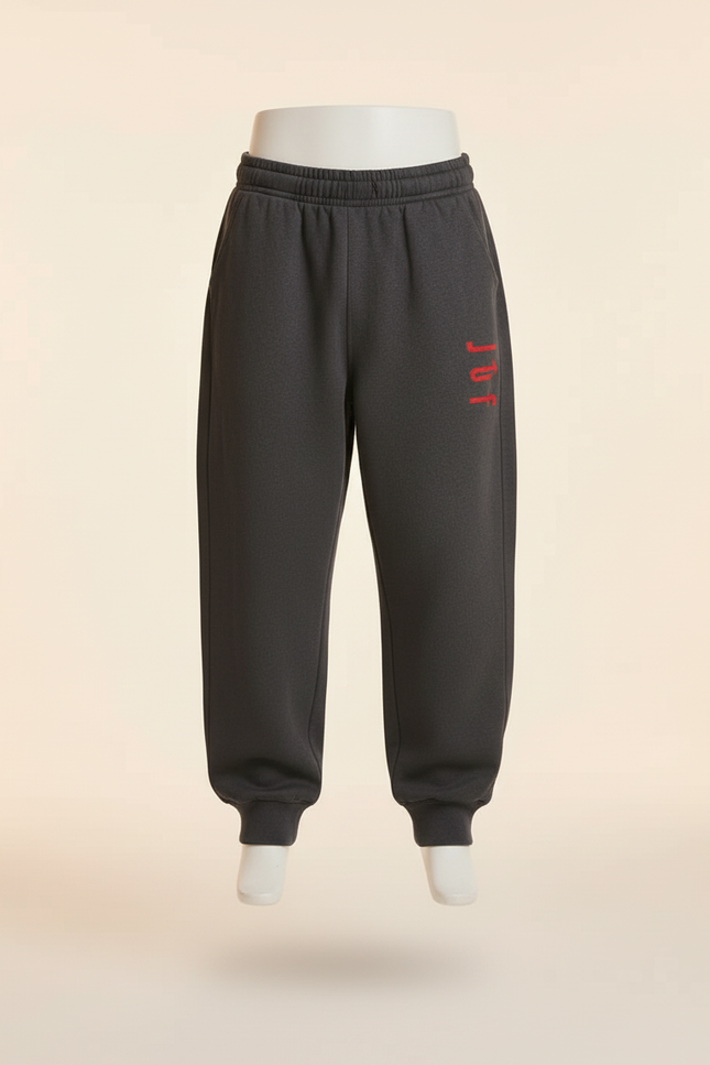 Pantalon Baggy Gris Molleton Imprimé Décontracté Garçon - vue 3