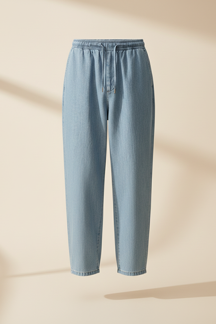 Pantalon Baggy Bleu - Jean - vue 3