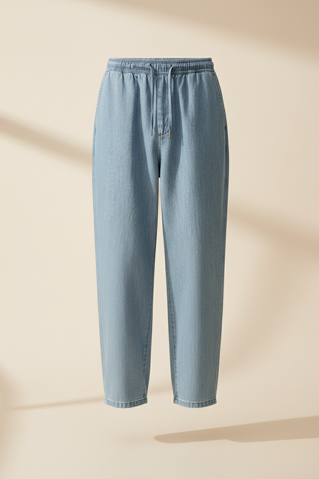 Pantalon Baggy Bleu - Jean - vue 3
