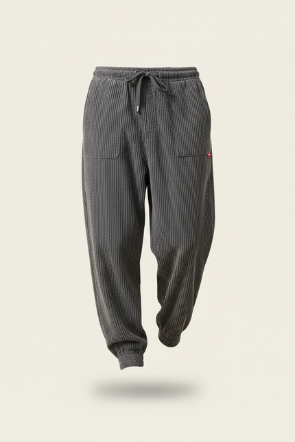 Pantalon Baggy Homme Sport - Gris Cordé - vue 3