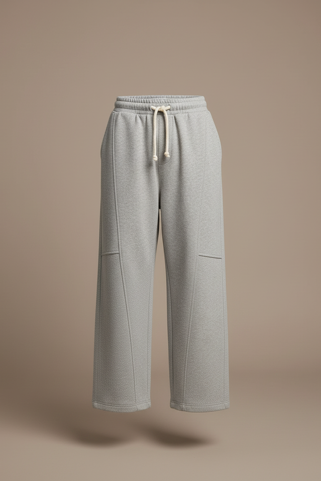Pantalon Baggy Gris Ample Molletonné Garçon Décontracté - vue 3