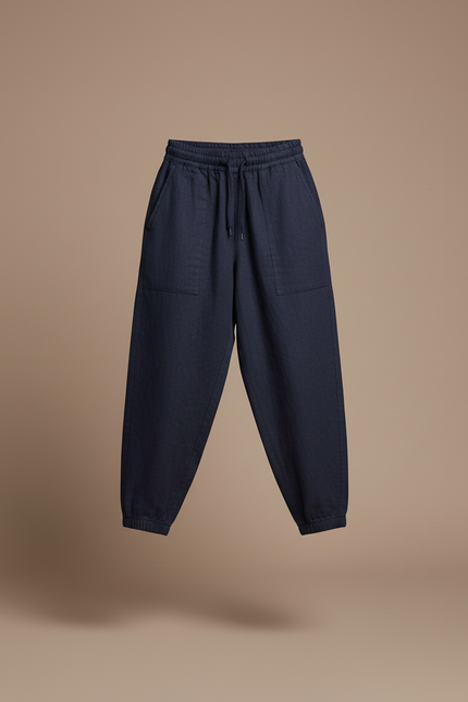 Pantalon Baggy Marine Lin Ample Enfant - vue 3