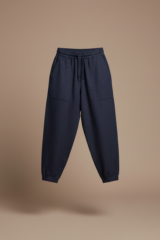 Pantalon Baggy Marine Lin Ample Enfant - vue 3