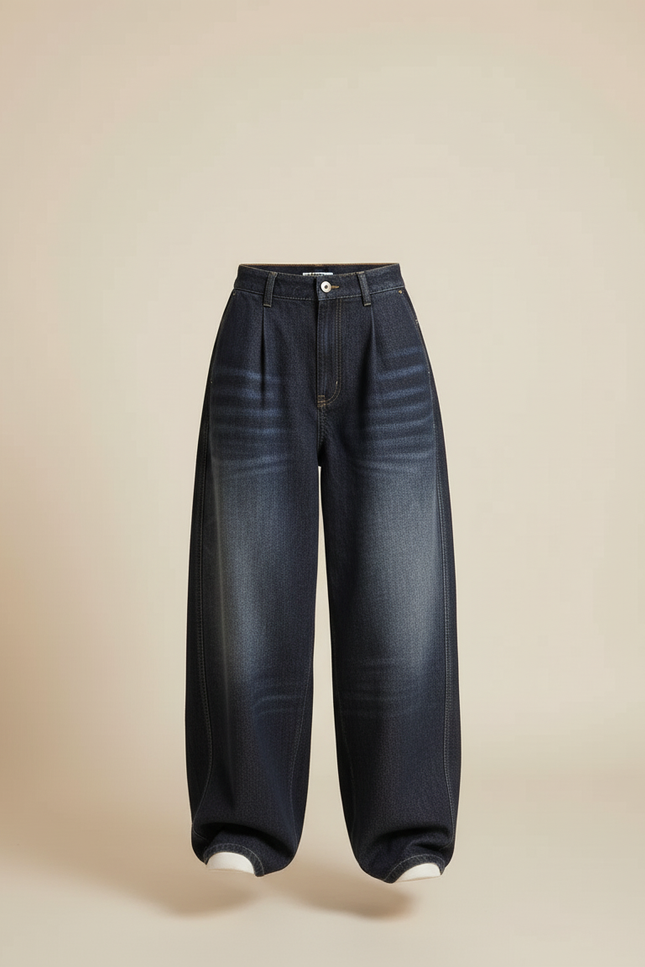 Pantaloni Baggy Donna - Marine Jean - vue 3