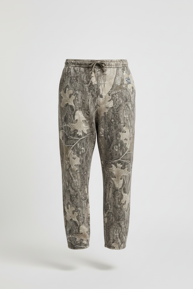 Pantalon Baggy Camouflage Ample Décontracté Cordon Homme - Multicolore Molleton - vue 3