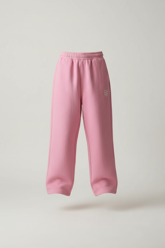 Pantalon Baggy Rose Ample Molleton Confortable Enfant - vue 3