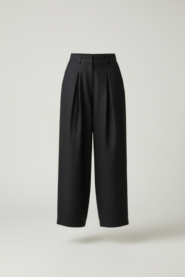 Pantalon Baggy Mujer - Noir Lin - vue 3