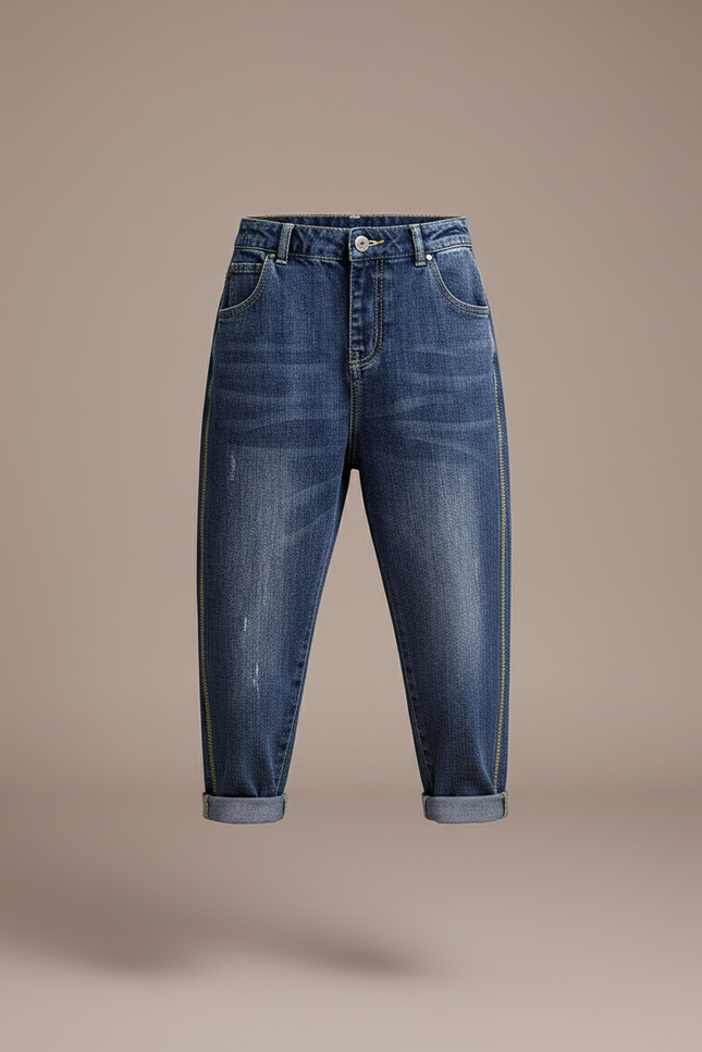 Pantalon Baggy Jean Denim Bleu Garçon Décontracté - vue 3