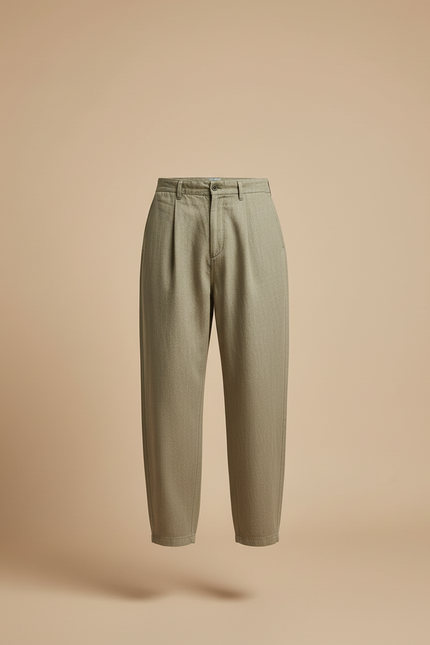 Pantalon Baggy Oversize - Kaki Lin - vue 3