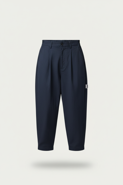 Pantalon Baggy Bleu Marine Ample Décontracté Coton Garçon - vue 3