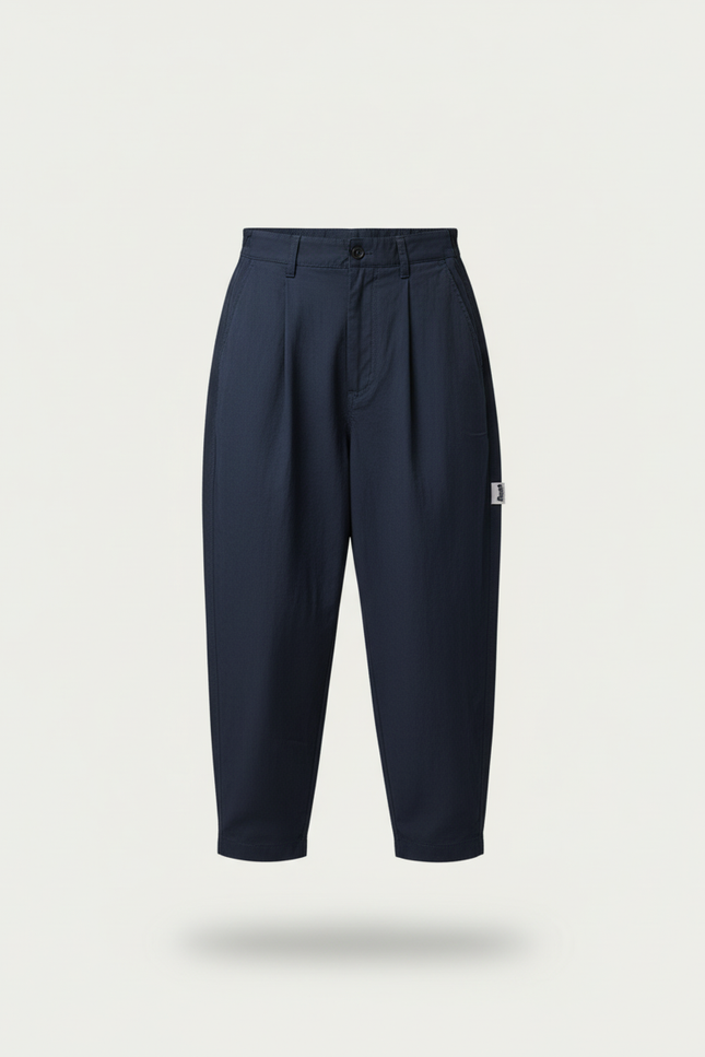 Pantalon Baggy Bleu Marine Ample Décontracté Coton Garçon - vue 3
