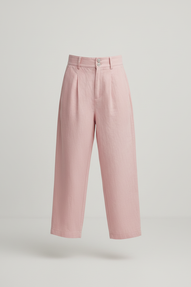 Pantalon Baggy Rose Lin Ample Confortable Enfant - vue 3